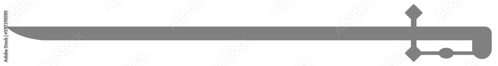 Arabic Sword Silhouette on the Flag of Saudi Arabia. Format PNG Arabic Sword Silhouette on the Flag of Saudi Arabia. Format PNG