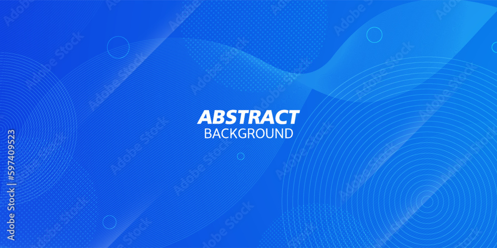 Elegant blue abstract background wavy lines geometry for banner, cover, flyer, brochure, poster design, business presentation and website. Eps10 vector