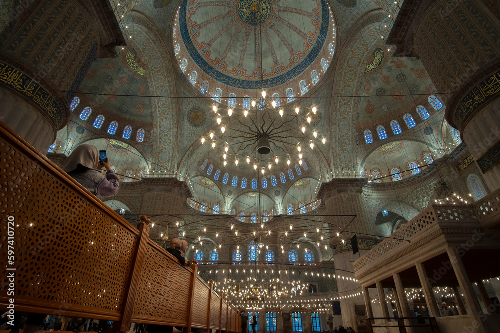 Fototapeta premium Sultanahmed blue mosque in Istanbul