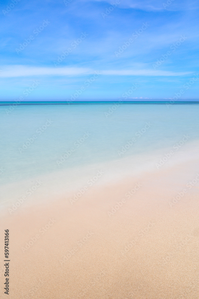 blue ocean and beach