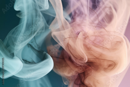 Pastel shaded smoke collision texture