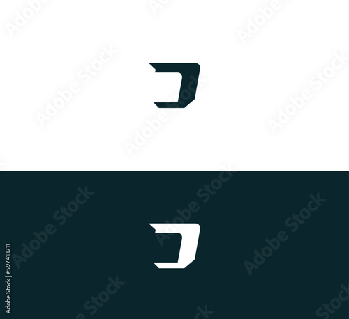 Letter D logo icon design template elements