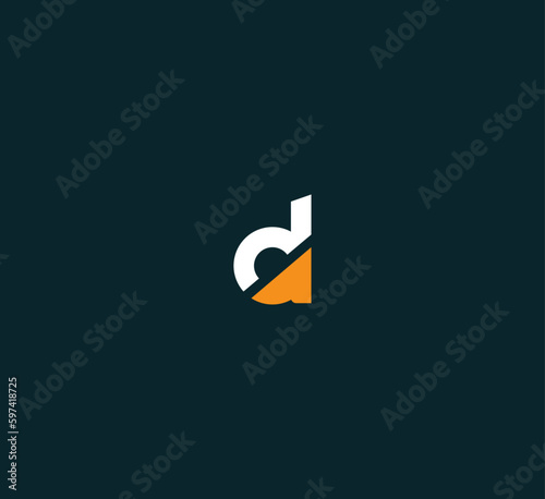 Letter D logo icon design template elements