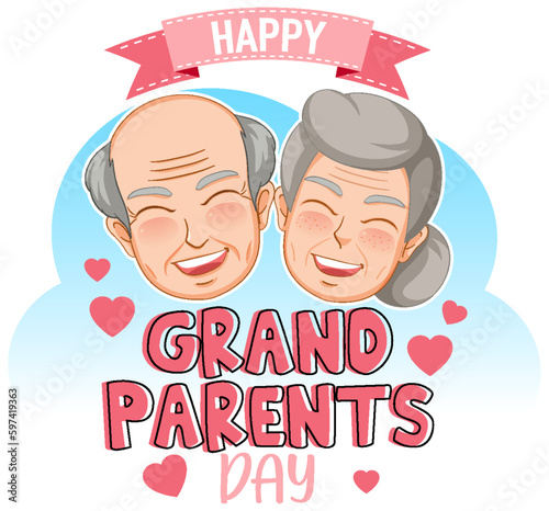 Happy grandparent day banner