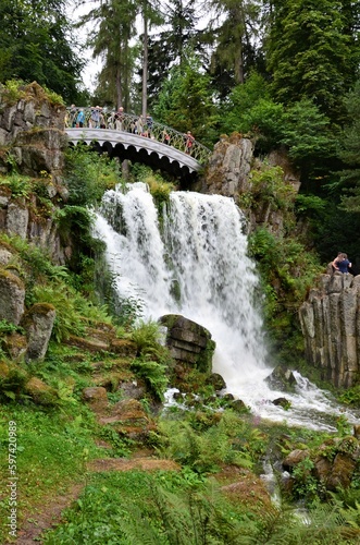 Kassel, Germany 07.22.2018: Kassel, the Bergpark Wilhelmshohe, Germany