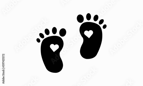 Baby Footprint - Baby  Vector And Clip Art