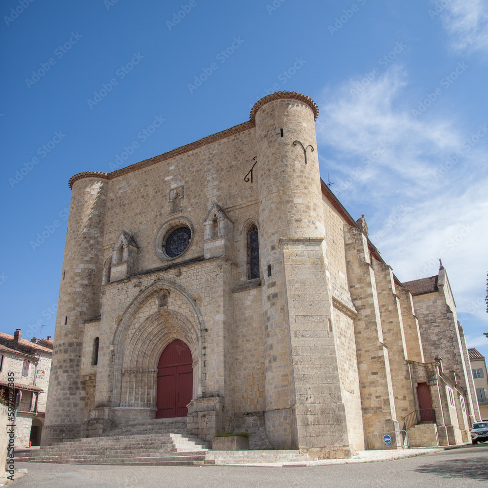L'ancienne église de Mézin (Lot-et-Garonne)