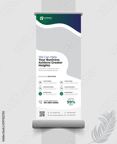 Corporate Roll-Up banner and Signage-Stande, Retractable Banner Design
