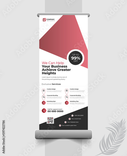 Corporate Roll-Up banner and Signage-Stande, Retractable Banner Design
