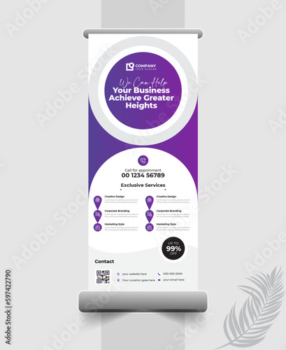 Corporate Roll-Up banner and Signage-Stande, Retractable Banner Design
