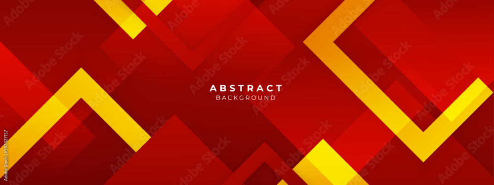 Minimal geometric red and yellow geometric shapes light technology background abstract design. Vector illustration abstract graphic design pattern presentation background web template. Minimal geometric red and yellow geometric shapes light technology background abstract design. Vector illustration abstract graphic design pattern presentation background web template.