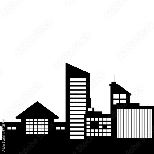 City Silhouette Illustration