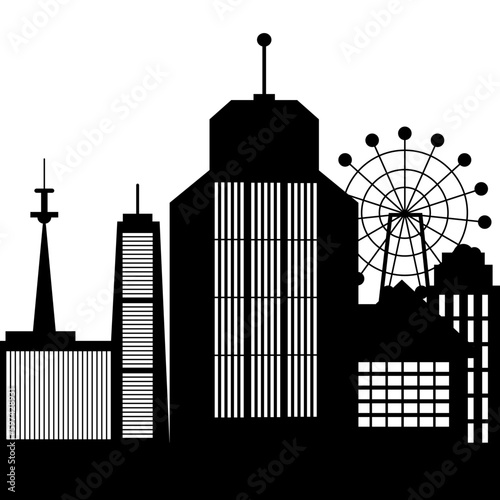 City Silhouette Illustration