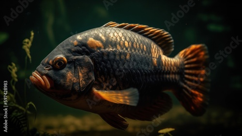 Astronotus fish in the wild