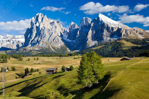Italy, South Tyrol, Bolzano district, Alpe di Siusi, Seiser Alm