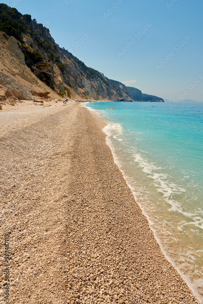 Egremni beach in the island of Lefkada 142