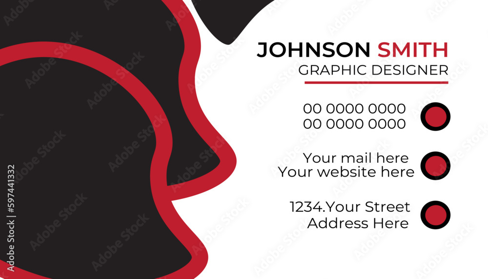 Modern Creative simple and clean design Business Card design.