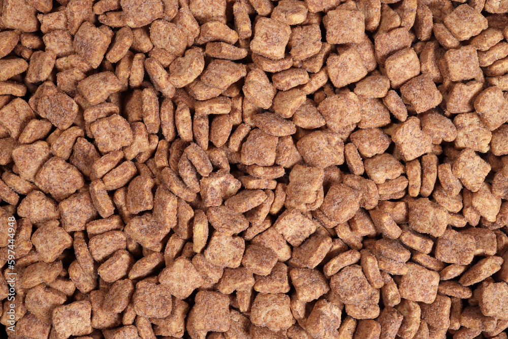 Chocolate corn snacks pads background, texture Chocolate corn snacks pads background, texture