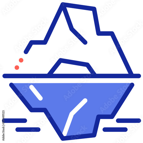 iceberg antartic icon