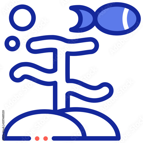coral reef icon
