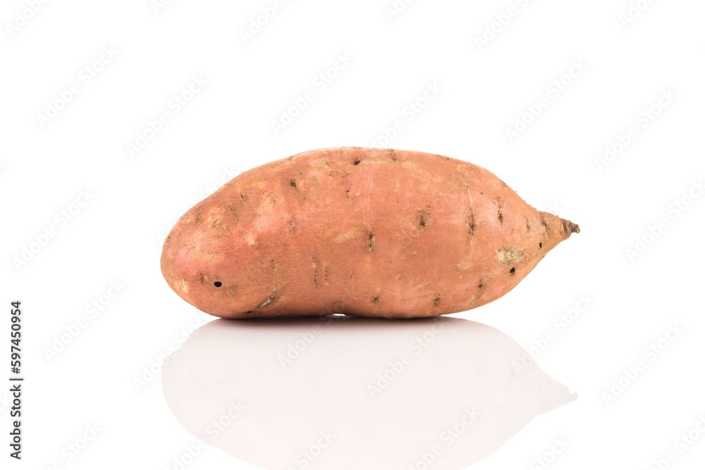 Sweet potato on the white background Sweet potato on the white background