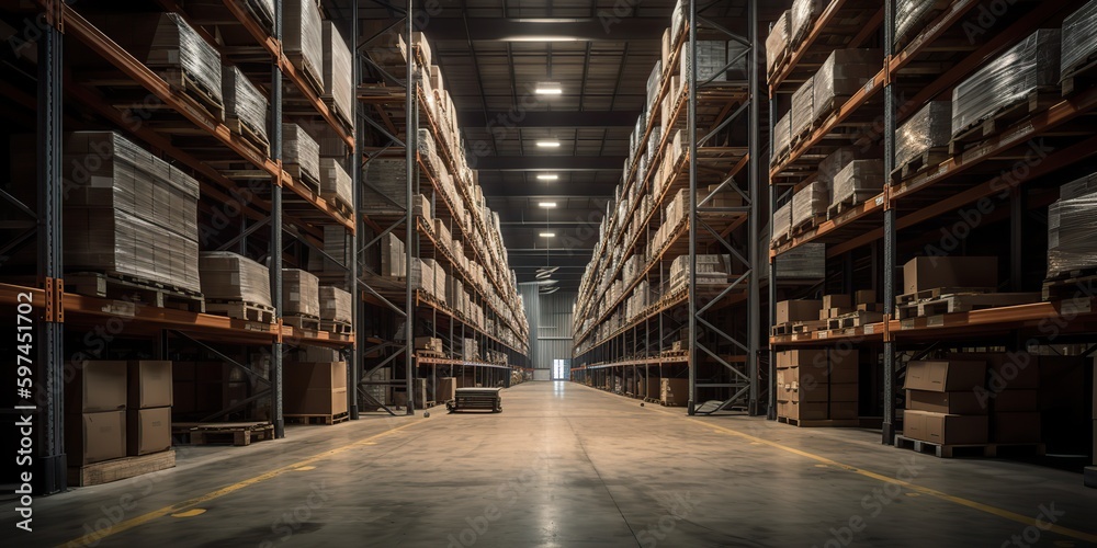 AI Generated. AI Generative. Photo of stock warehouse ship delivery stock factory. Graphic Art AI Generated. AI Generative. Photo of stock warehouse ship delivery stock factory. Graphic Art