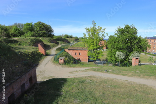 Hevelianum Museum, Medieval fortification on Gradowa Gora in Gdansk, Poland. (ID: 597452994)