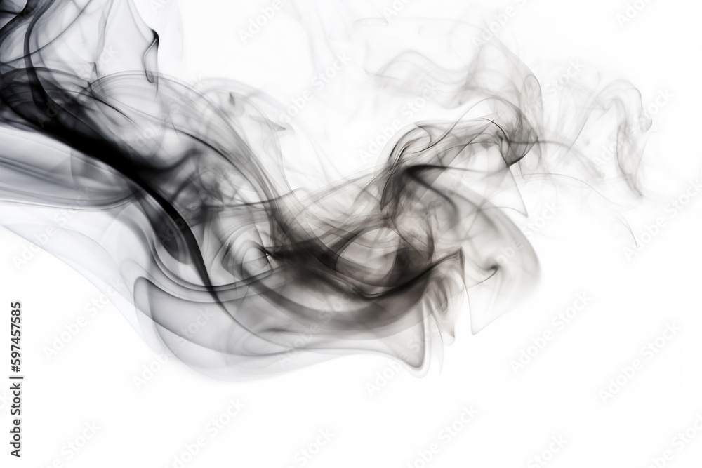 smoke isolated on black ,ai generated smoke isolated on black ,ai generated