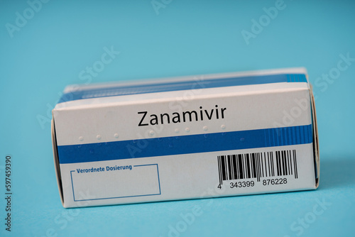 Zanamivir, Neuraminidase inhibitor for influenza treatment photo