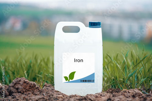 Iron an essential nutrient for plant growth that promotes chlorophyll synthesis, respiration, and stress tolerance.
