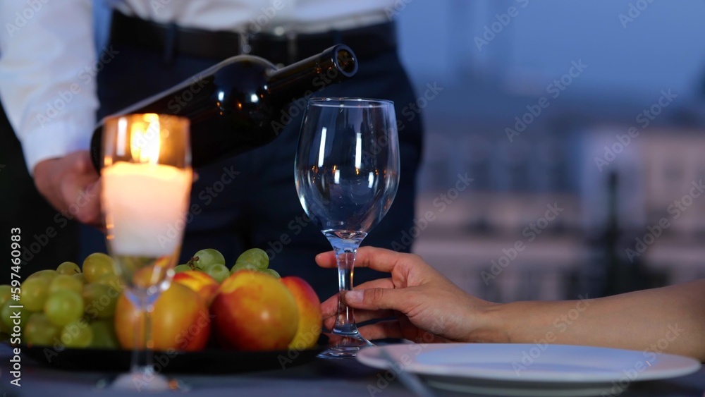 Romantic Fancy Red Wine Glass