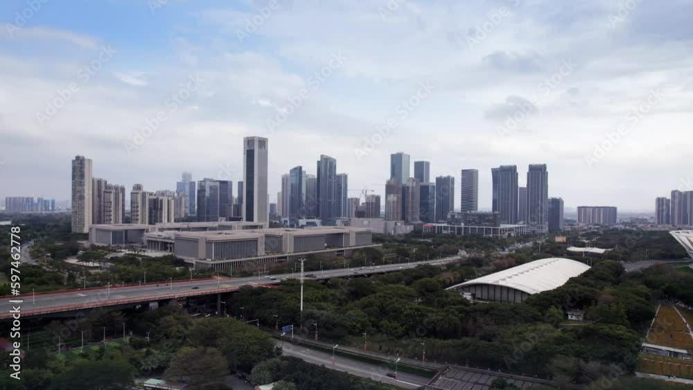 Urban Scenery of Foshan New City, Foshan City, Guangdong Province, China Urban Scenery of Foshan New City, Foshan City, Guangdong Province, China