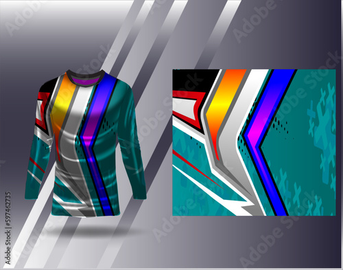 Tshirt sports design for racing  jersey  cycling  football  gaming  motocross