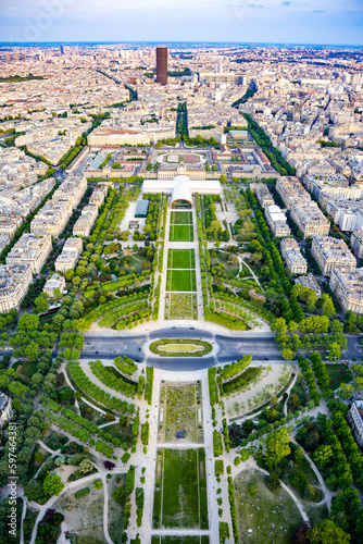 Paris City View from Effiel photo