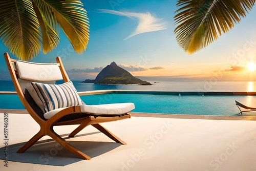 Urlaub mit Handtasche, Meer und Sonne © ArtVibeHive
