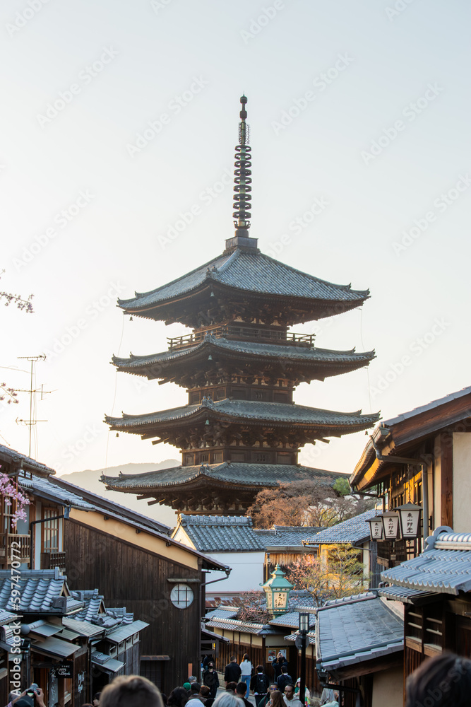 Japanese Temple on the streets of Tokyo Japanese Temple on the streets of Tokyo