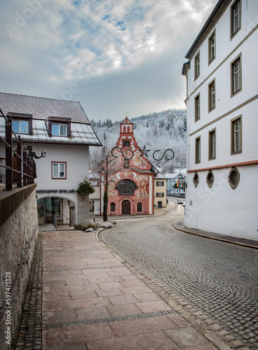 view of the old town füssen germany	