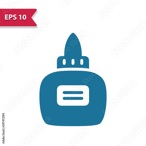 Glue, Glue Bottle, Arts and Crafts Icon