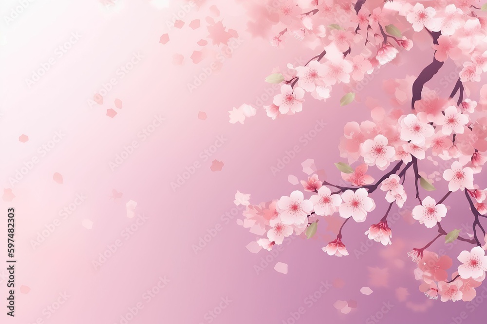 cherry blossoms, sakura illustration, AI contents by Mdjourney cherry blossoms, sakura illustration, AI contents by Mdjourney