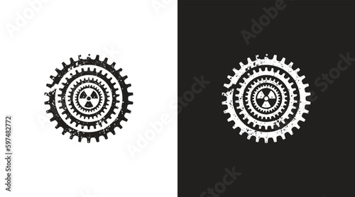 sprockets gear danger vector design