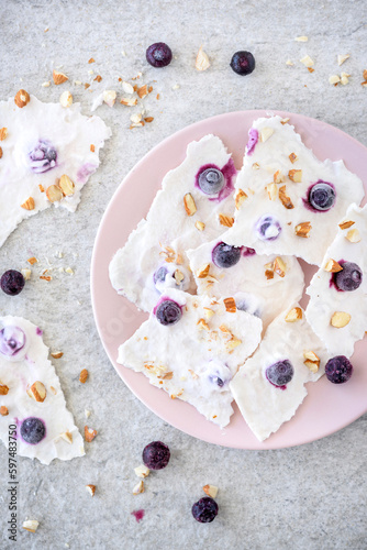 Blueberry Yogurt Bark