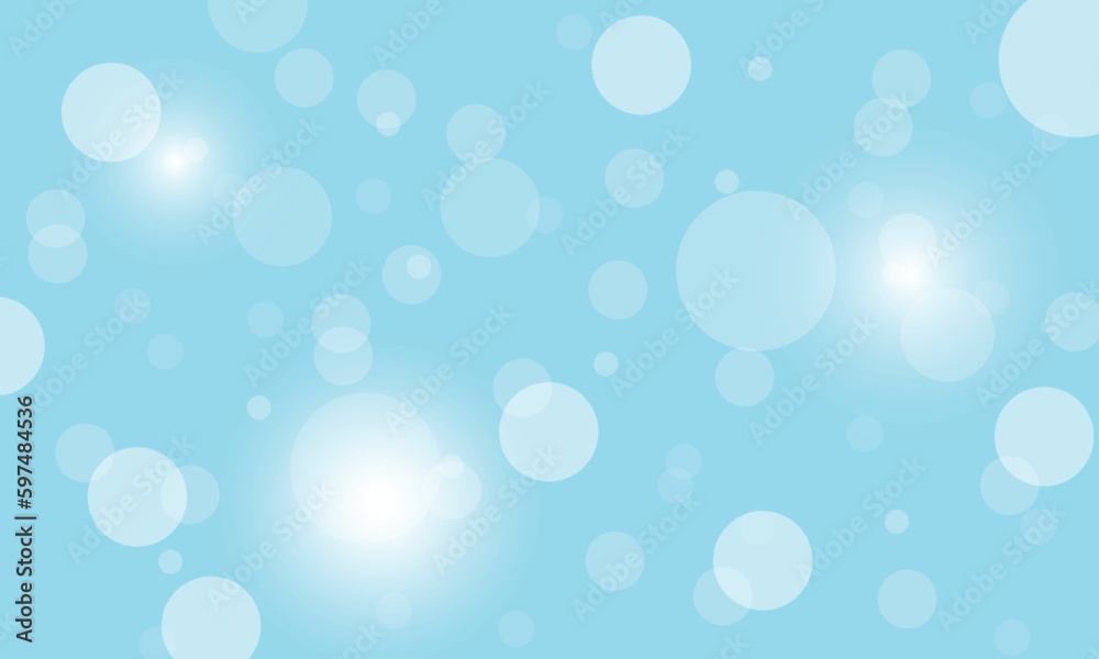  Blue background with bubbles