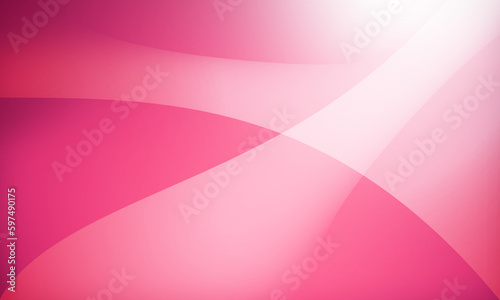 Elegant graphic background, smooth blur, curved and wave pattern, bright pink texture for illustration.