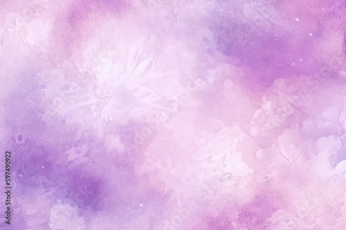 Watercolor background with soft purple hues