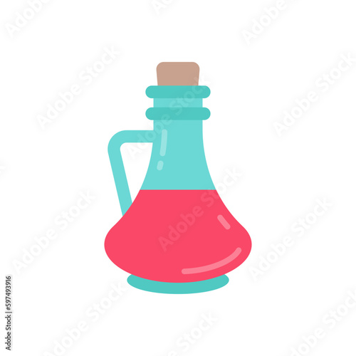 Vinegar icon in vector. Illustration