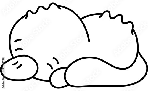 Platypus Character Coloring Page