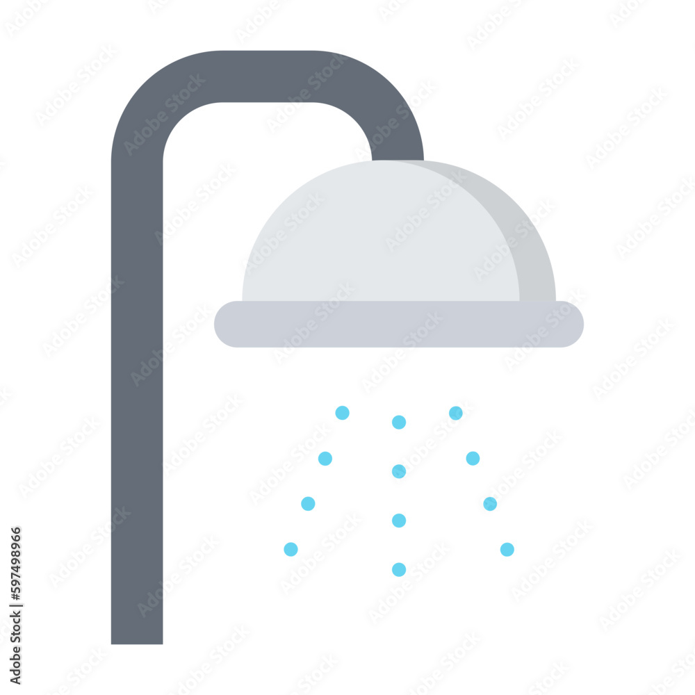 Shower Flat Icon Shower Flat Icon
