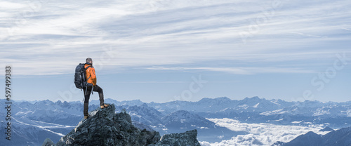 Bergsteiger - Gipfel - Freiheit
