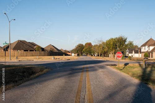 Neighborhood road and streets © ICQ Photography