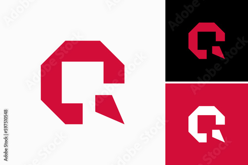 letter q square logo vector premium design